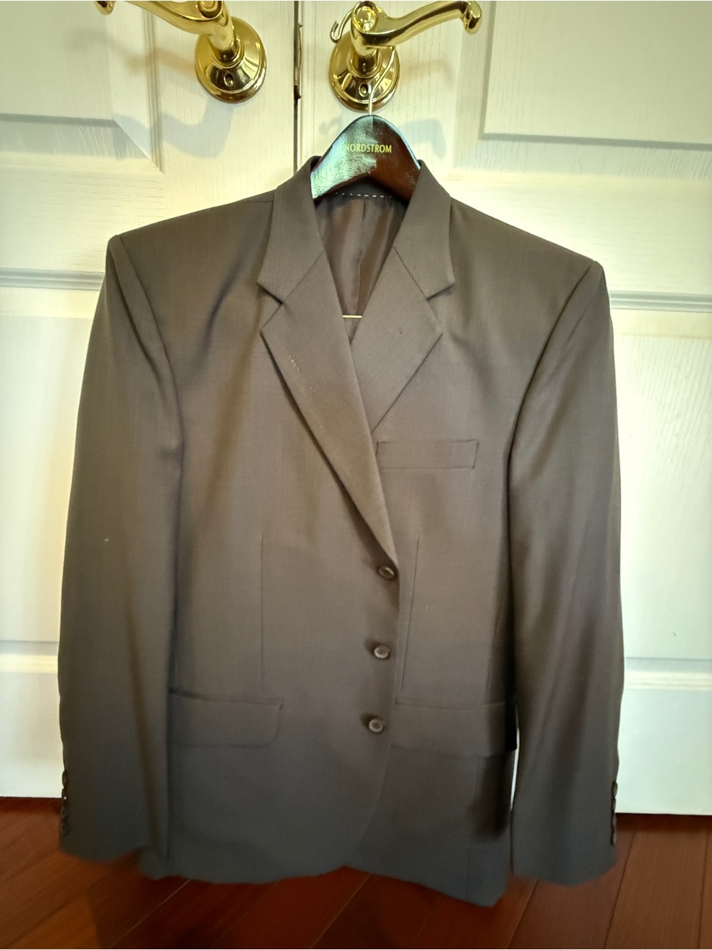 Custom Tailored Men's Brown Classic Three-Button 2 piece Suit!